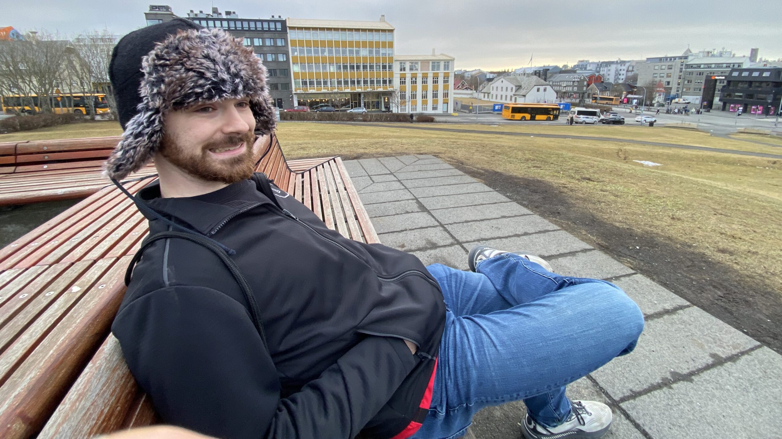 James in Iceland